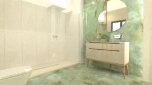 Cibeles mueble de baño con patas y mármol