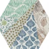 ceramica hexagonal efecto wallpapper