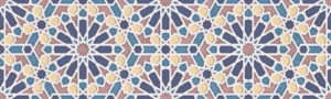 ceramica esmaltada con los dibujos de la alhambra