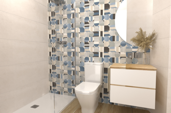 Cementum Wall Deco Retro Azul