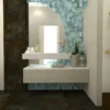 Brooklyn Royal Black60x120-Lavabo de Resina Acquabella Integra Un Seno- espíritus libres