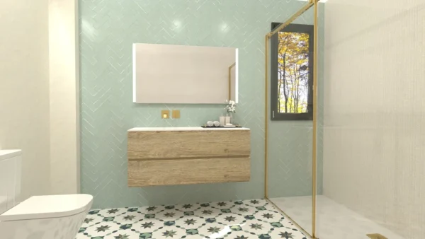 Laurel Clay Marley Blue nanda tiles venta on line-Lavabo de Resina Acquabella Integra Un Seno