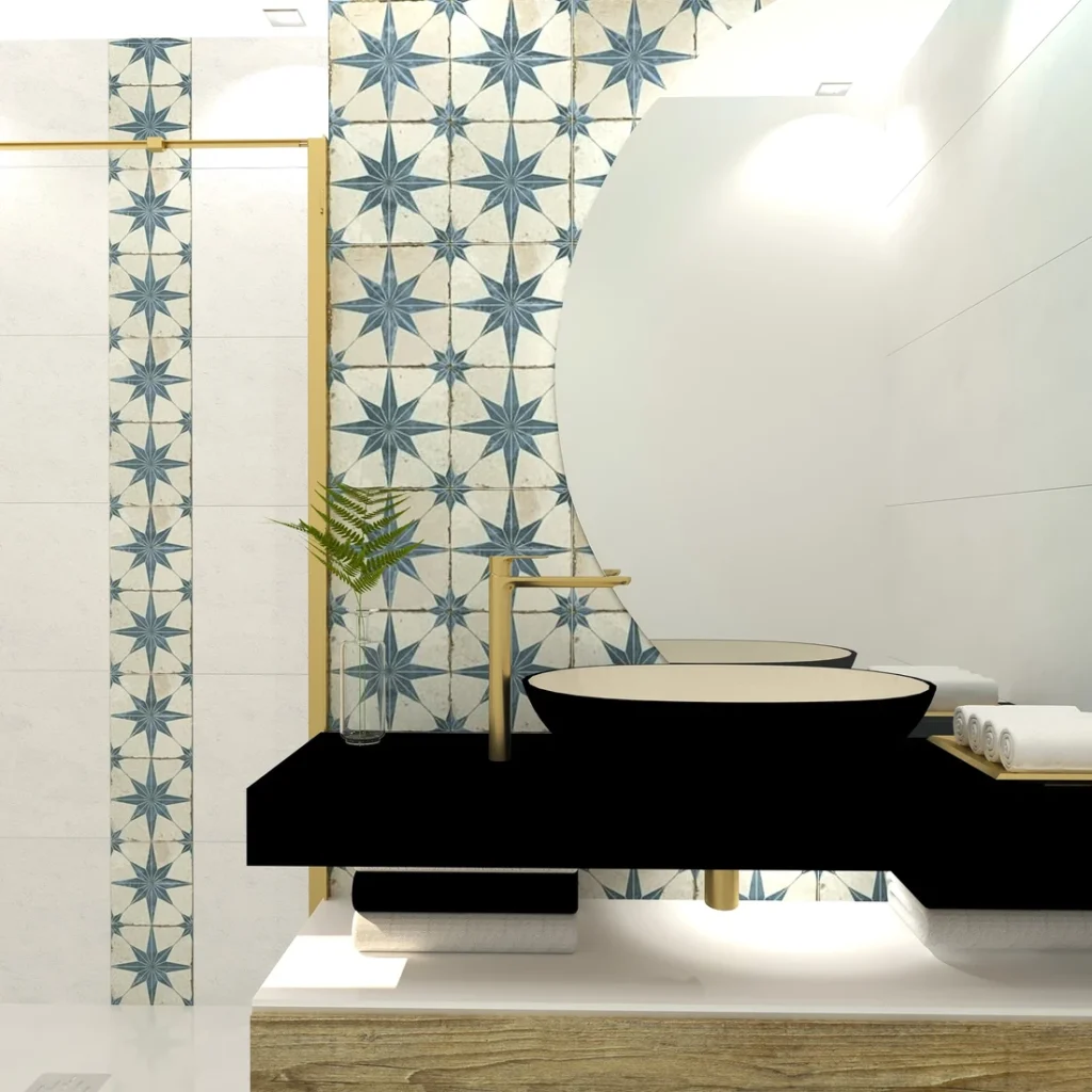 Lavabo On-Top Oval-fs star azul peronda