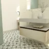 Leander Nanda Tiles-Lavabo de Resina Acquabella Integra Un Seno
