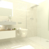 Essenziale Drape 3D Bianco Marazzi-Lavabo de Resina Acquabella Integra Un Seno