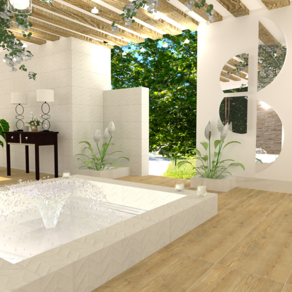 Work White 30x90 cm Marazzi