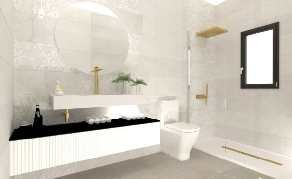Harlem Art White 40x120 cm Metropol Estudio de diseño y decoración