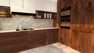 Cocinas de nogal atemporales